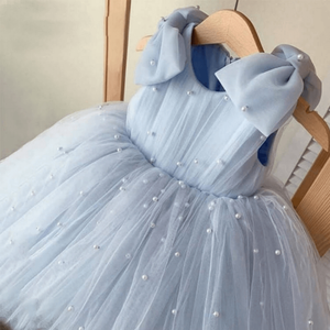 Vestido Princesa Pearl Bow Sem Mangas