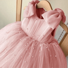 Vestido Princesa Pearl Bow Sem Mangas