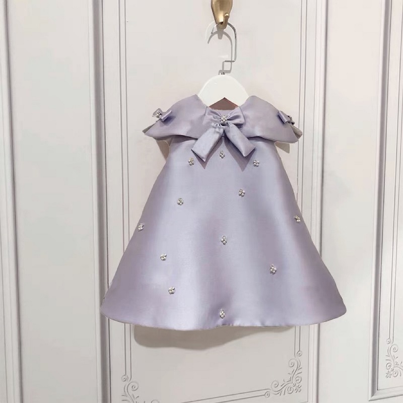 Vestido roxo sem mangas pérola diamante feito à mão